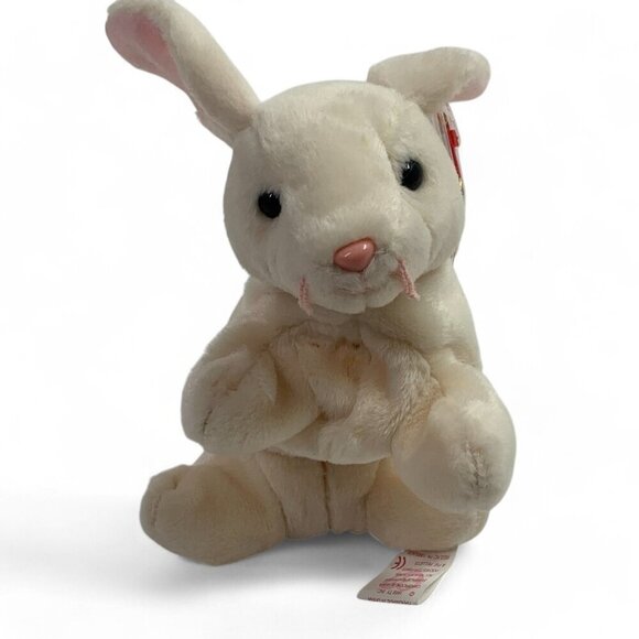 TY Beanie Babies "Nibbler" The Bunny 8" Plush Toy Collectible 1999 NWT - Picture 6 of 6
